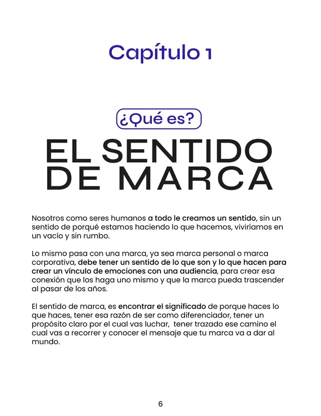 Capítulo 1 · El sentido de marca