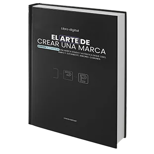 Mockup del libro digital El arte de crear una Marca