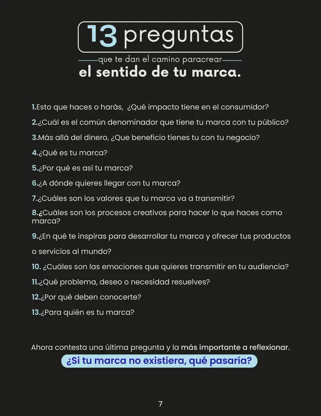 Preguntas para tu marca